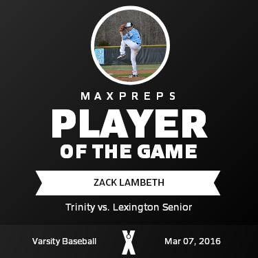 #14 Zack Lambeth Player of the Game badge