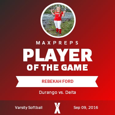#3 Rebekah Ford Player of the Game badge