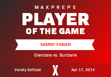 #3 Sammy Fabian Player of the Game badge