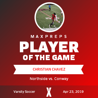 #12 Christian Chavez Player of the Game badge