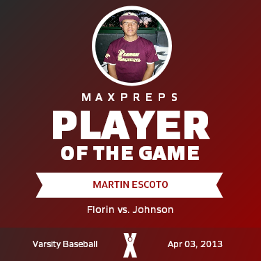 #13 Martin Escoto Player of the Game badge