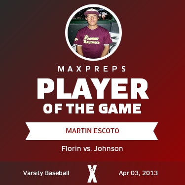 #13 Martin Escoto Player of the Game badge