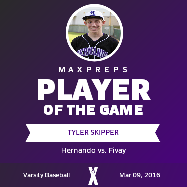 #4 Tyler Skipper Player of the Game badge