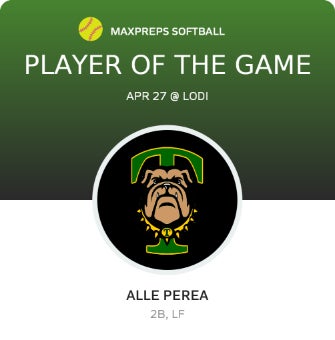 #3 Alle Perea Player of the Game badge