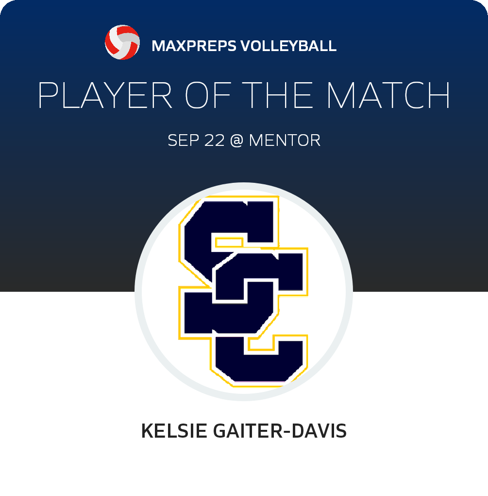 #5 Kelsie Gaiter-davis Player of the Game badge