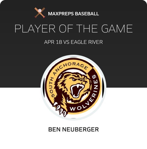 #10 Ben Neuberger Player of the Game badge