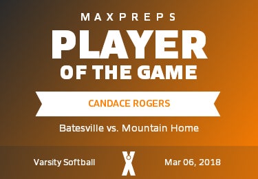 #3 Candace Rogers Player of the Game badge