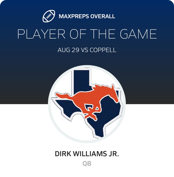 #3 Dirk Williams Jr. Player of the Game badge