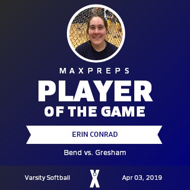 #9 Erin Conrad Player of the Game badge