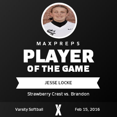 #12 Jesse Locke Player of the Game badge
