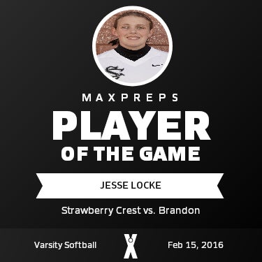 #12 Jesse Locke Player of the Game badge