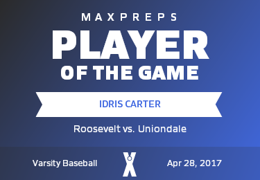 #15 Idris Carter Player of the Game badge