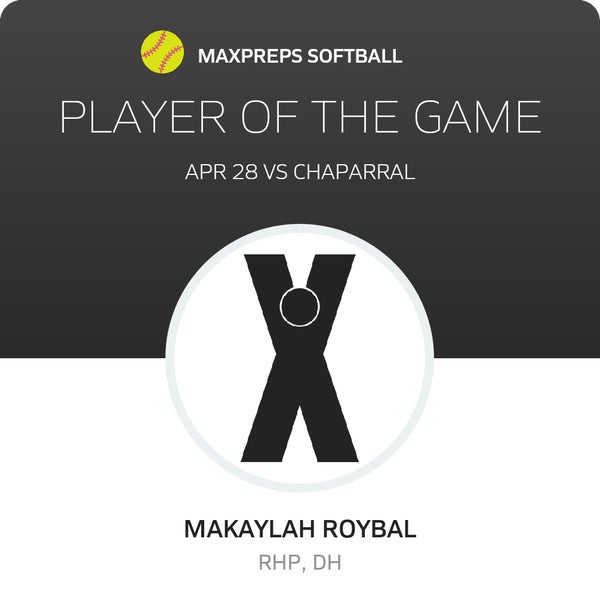 #11 Makaylah Roybal Player of the Game badge