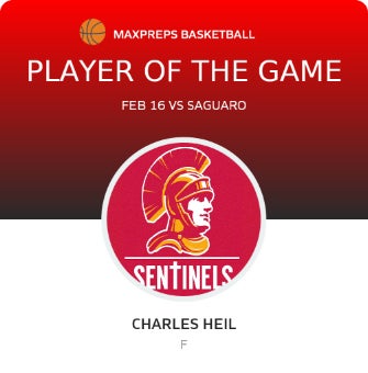 #12 Charles Heil Player of the Game badge