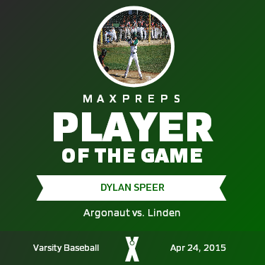 #2 Dylan Speer Player of the Game badge