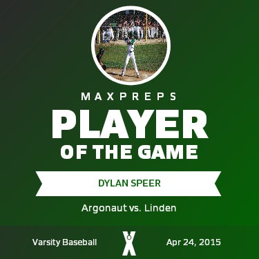 #2 Dylan Speer Player of the Game badge