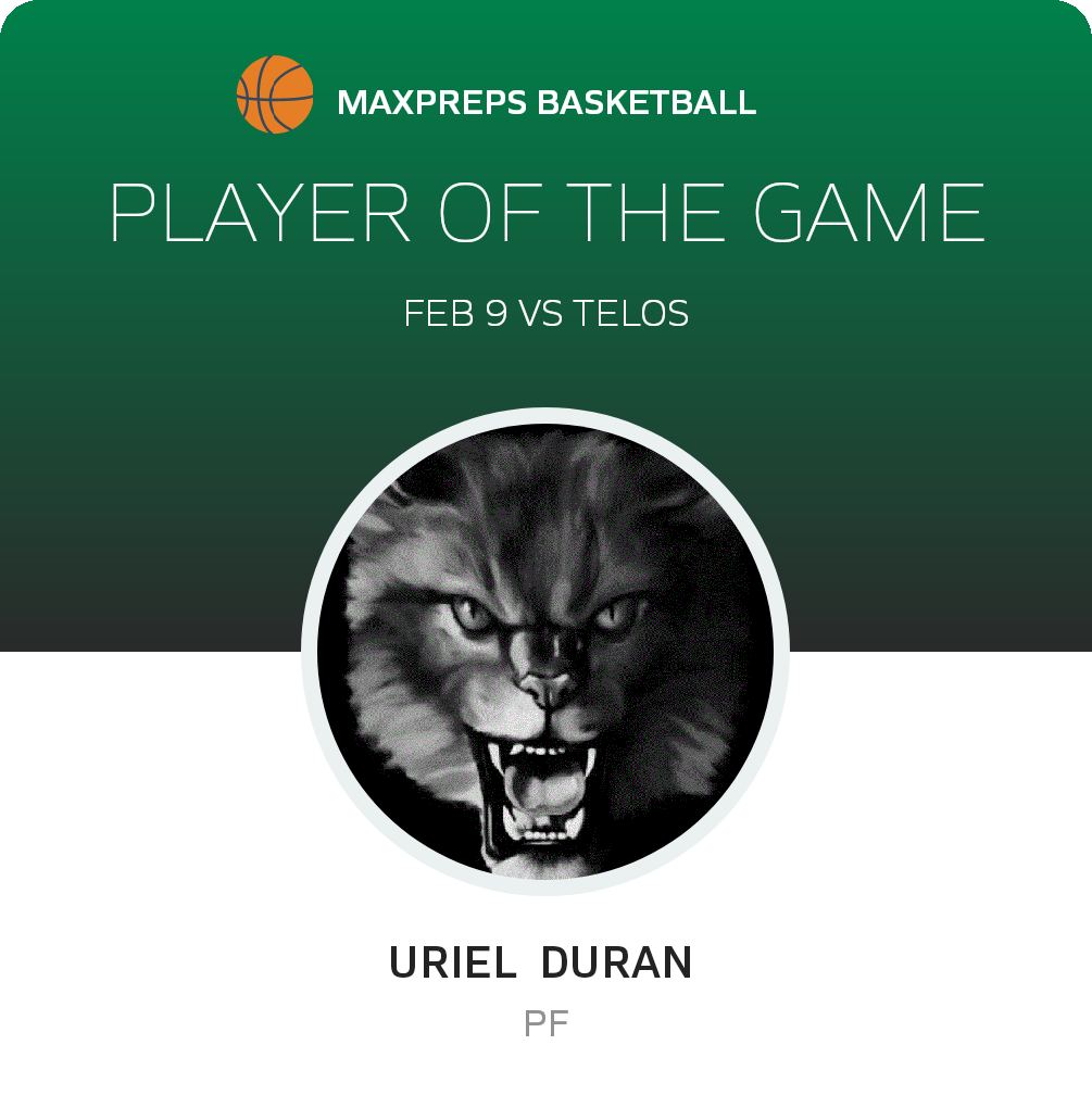 #1 Uriel  Duran  Player of the Game badge
