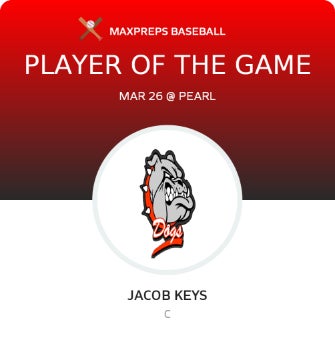 #11 Jacob Keys Player of the Game badge