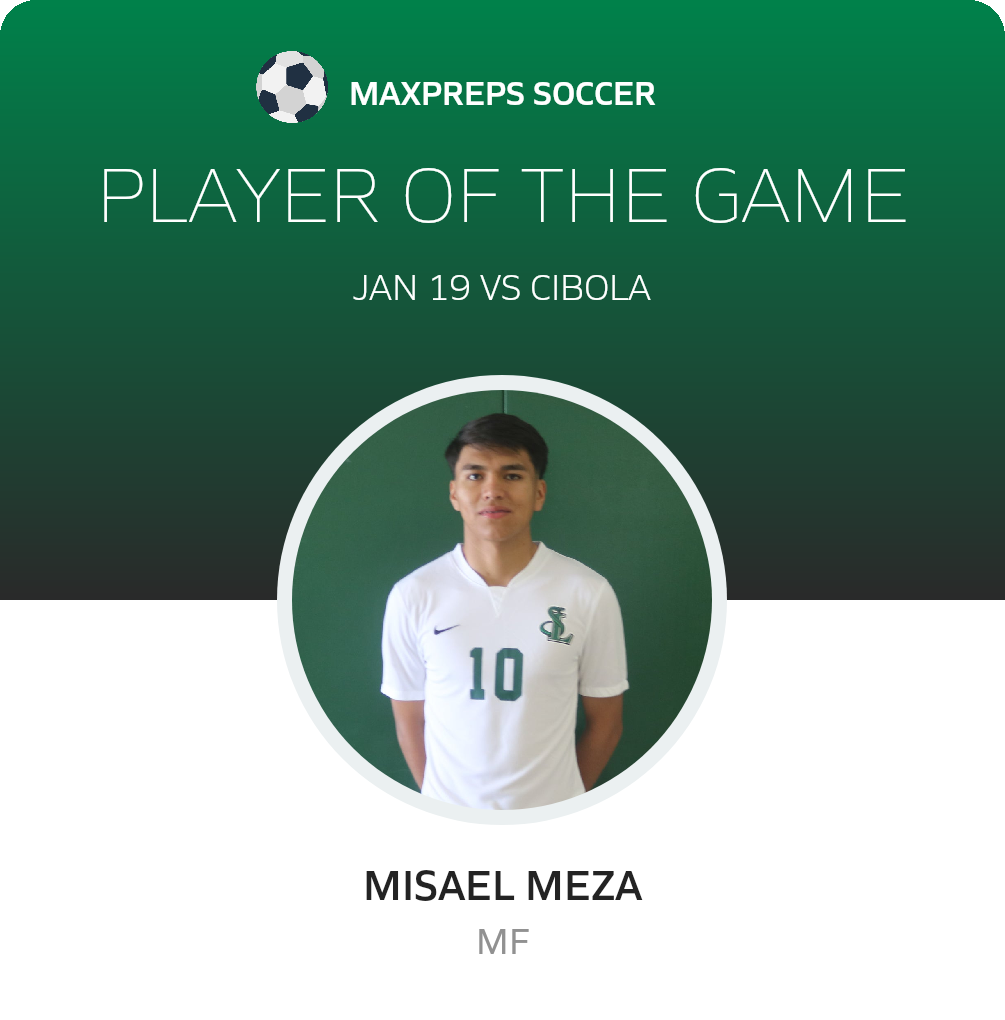 #10 Misael Meza Player of the Game badge
