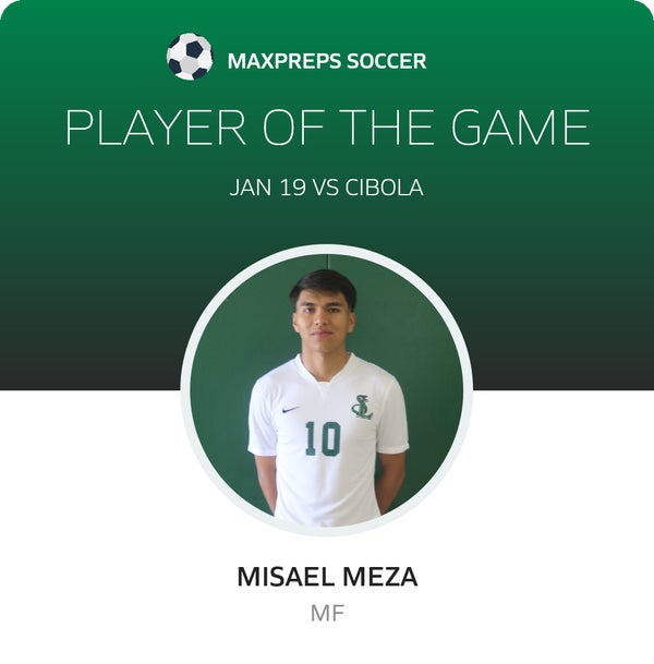 #10 Misael Meza Player of the Game badge