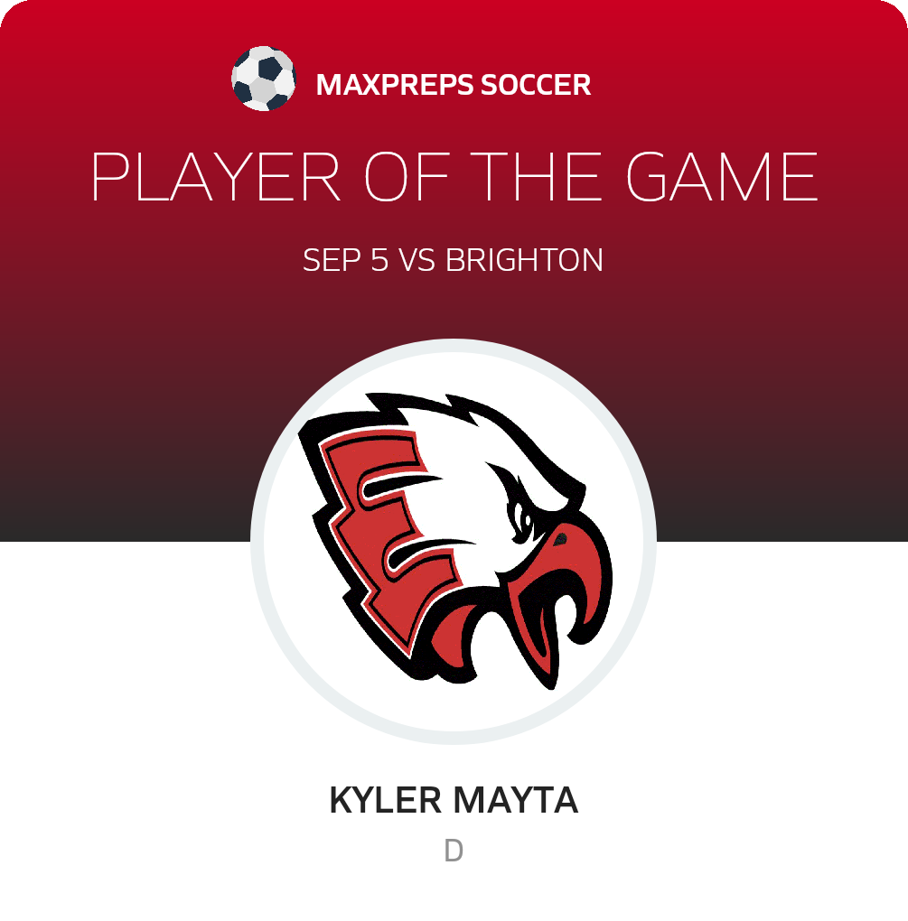 #5 Kyler Mayta Player of the Game badge