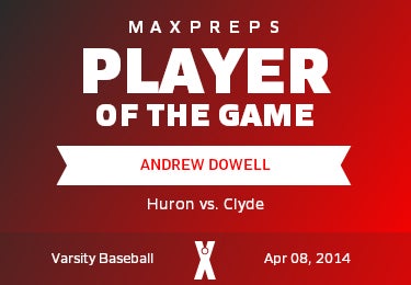 #9 Andrew Dowell Player of the Game badge
