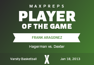 #44 Frank Aragonez Player of the Game badge