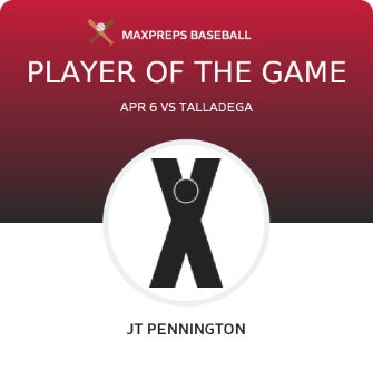#13 Jt Pennington Player of the Game badge