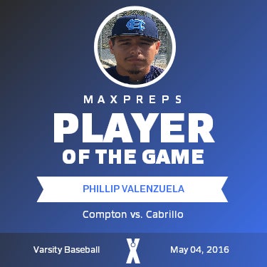 #21 Phillip Valenzuela Player of the Game badge