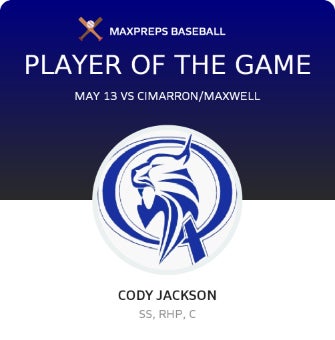 #13 Cody Jackson Player of the Game badge