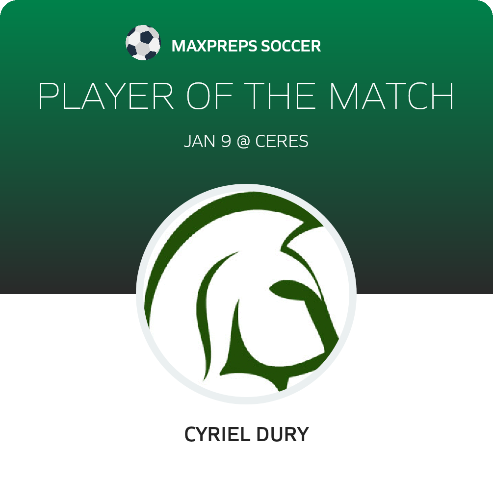 #7 Cyriel Dury Player of the Game badge