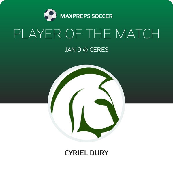 #7 Cyriel Dury Player of the Game badge