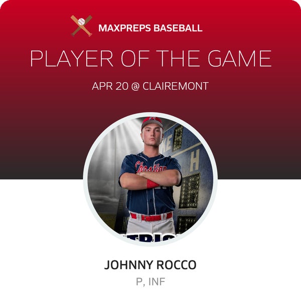 #27 Johnny Rocco Player of the Game badge