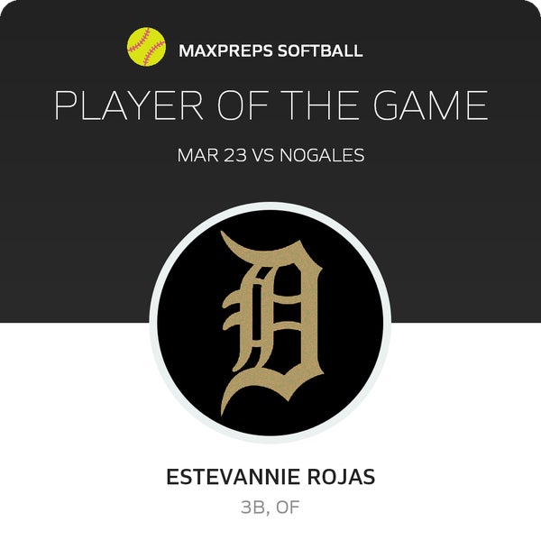 #10 Estevannie Rojas Player of the Game badge
