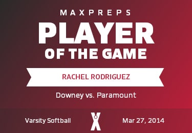 #1 Rachel Rodriguez Player of the Game badge