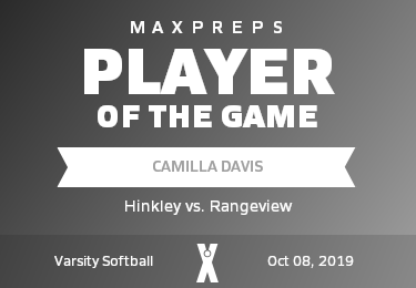 #7 Camilla Davis Player of the Game badge