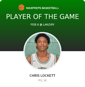 #1 Chris Lockett Player of the Game badge