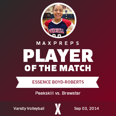 #20 E. Boyd-Roberts Player of the Game badge