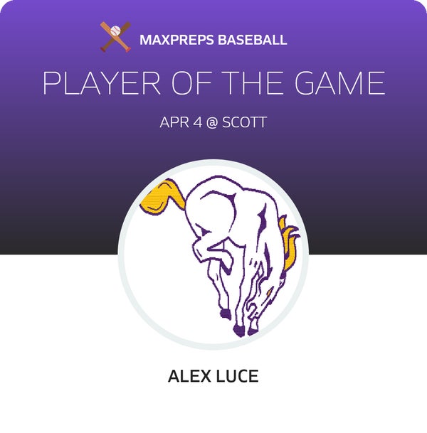 #13 Alex Luce Player of the Game badge