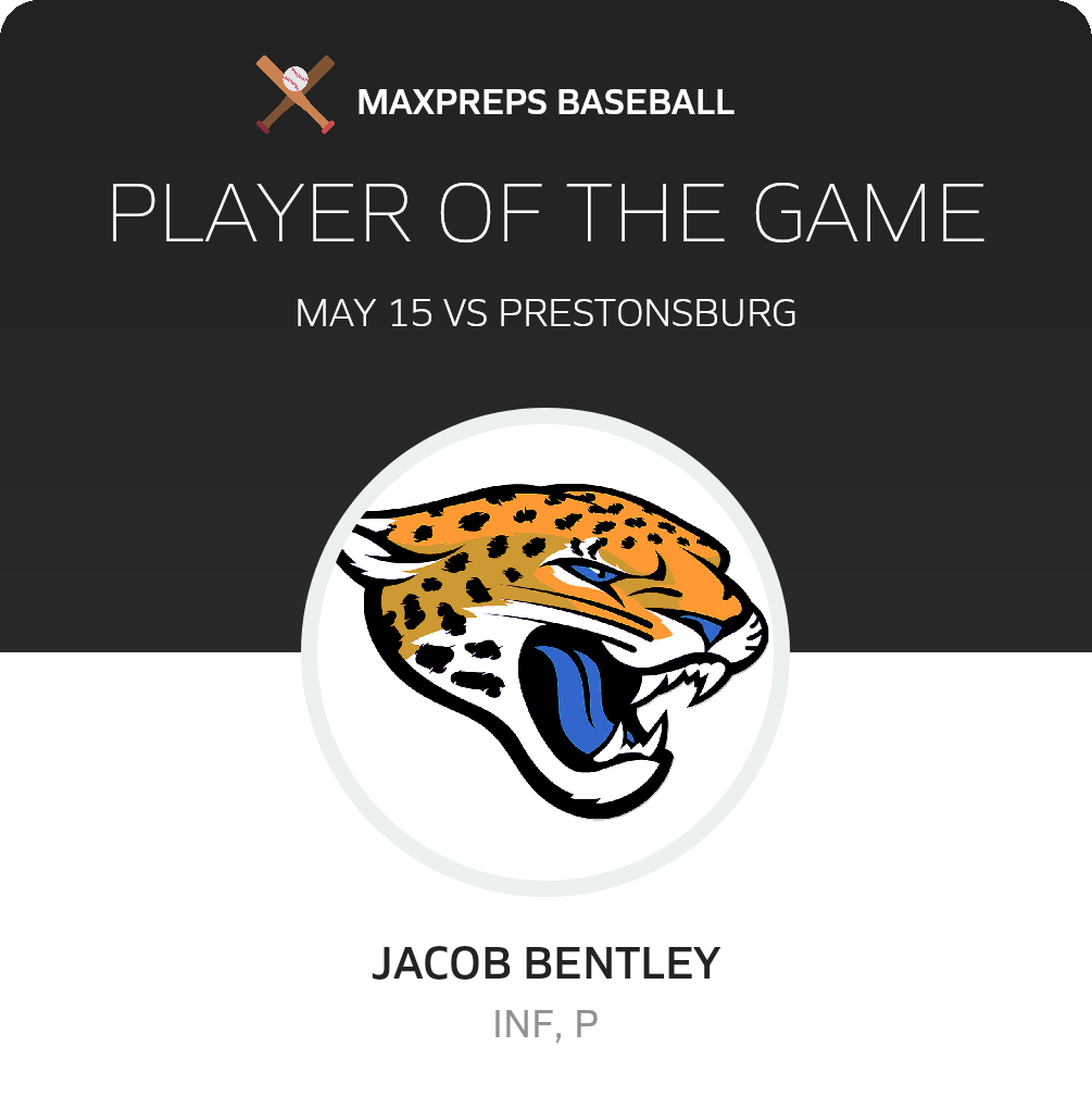 #7 Jacob Bentley Player of the Game badge