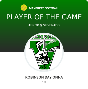 #88 Robinson Day'Onna Player of the Game badge