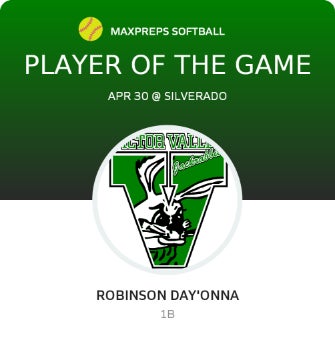 #88 Robinson Day'Onna Player of the Game badge