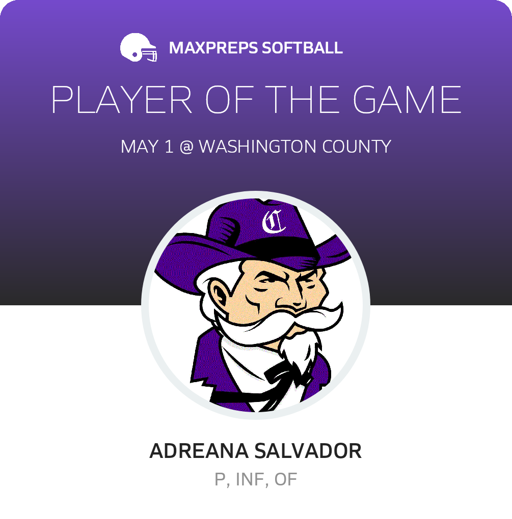 #4 Adreana Salvador Player of the Game badge