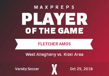 #9 Fletcher Amos Player of the Game badge