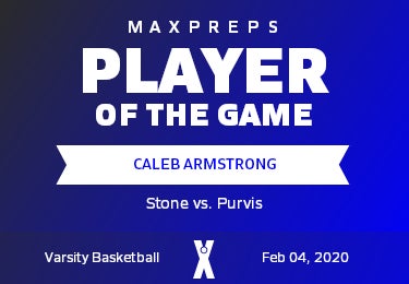 #10 Caleb Armstrong Player of the Game badge