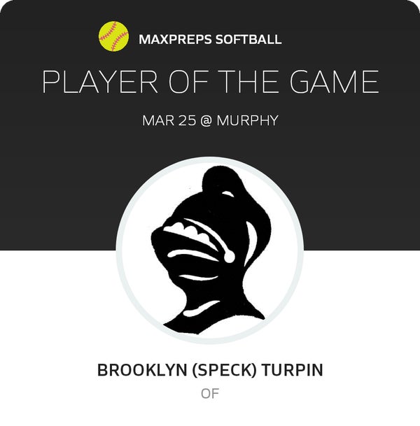 #1 B. Turpin Player of the Game badge