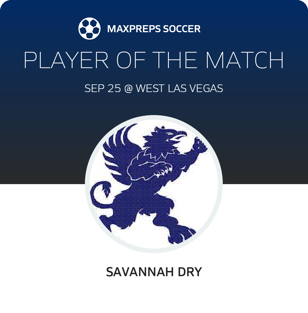#20 Savannah Dry Player of the Game badge