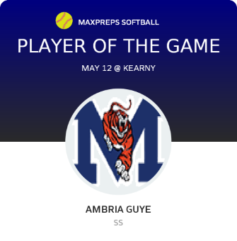 #7 Ambria Guye Player of the Game badge