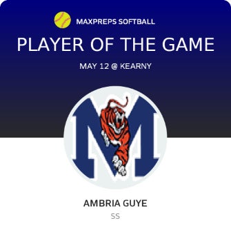 #7 Ambria Guye Player of the Game badge