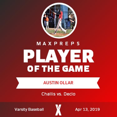 #12 Austin Ollar Player of the Game badge
